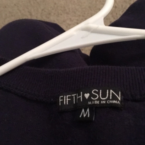 Navy Long Sleeve Top - Picture 3 of 5